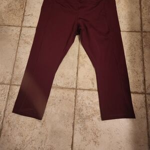 Avia Women Burgundy Leggings